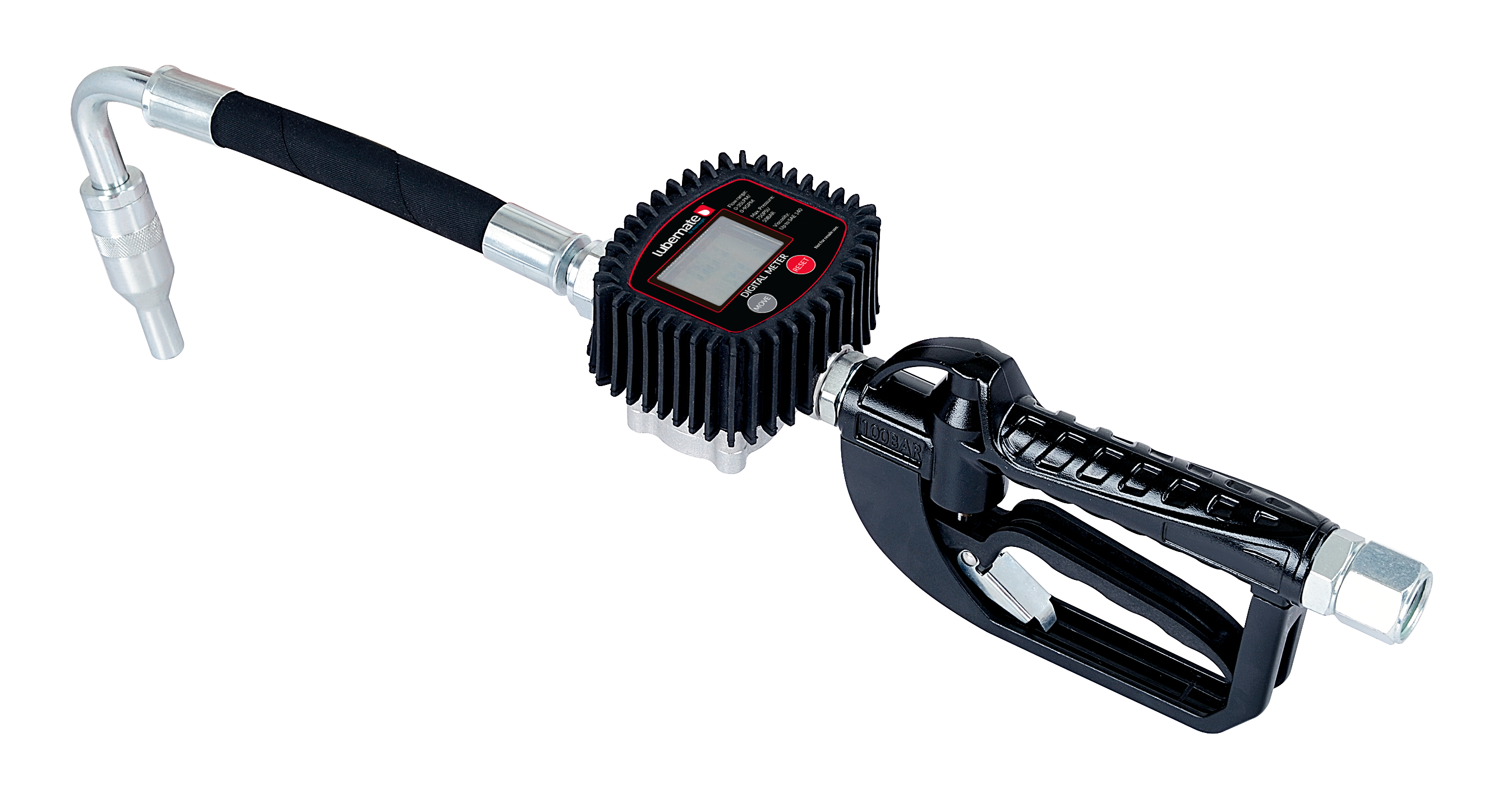 DIGITAL OIL GUN W/ FLEX EXT AND AUTO NOZZLE OIL PUMPS Macnaught