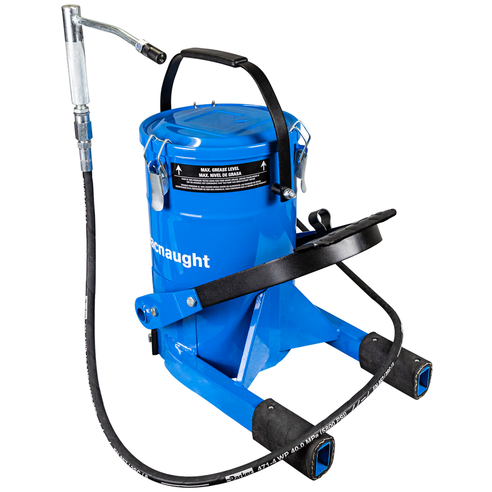 Foot operated 10kg Bucket pump Grease c/w hose & coupler Macnaught